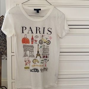 J crew Paris t-shirt